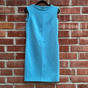 Vintage 1970s baby blue shift dress